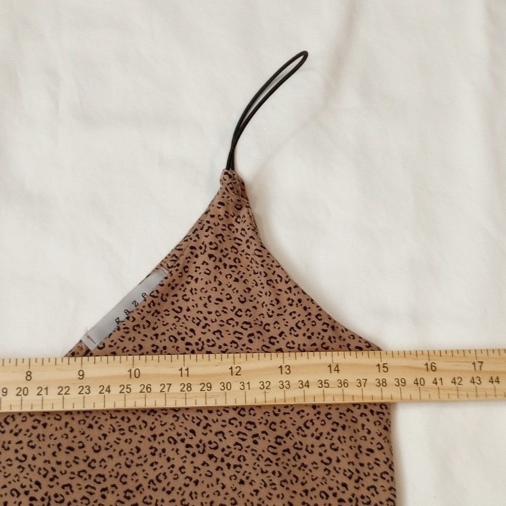 Gaze Womens Bodysuit Sz M Brown Leopard Fall Layering Base Autumn Halloween Soft - Picture 5 of 7